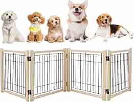 Amazon.co.jp: Oapety ペットゲート ペットサークル 折りたたみ